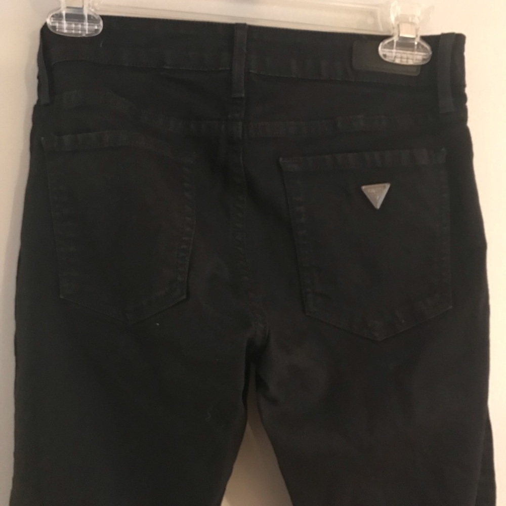 Skinny GUESS black jeans.